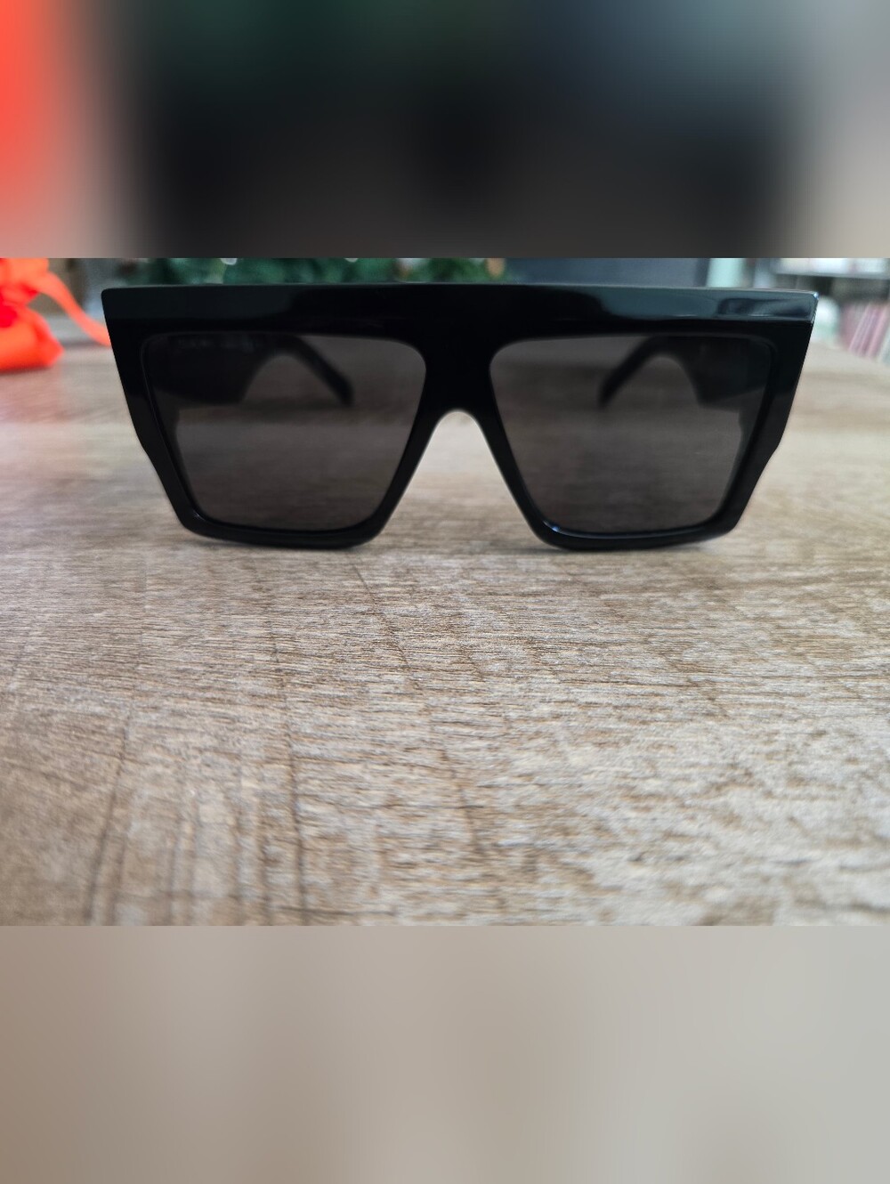 Celine CL40092I Black Geometric Shield Sunglasses - Picture 2 of 5